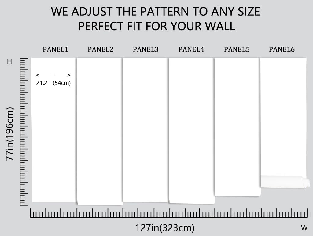 Modern Simple and Stylish Floral Wallpaper, Chinese Style Wall murals, Large Wall Background Decoration(Non-self-Adhesive)