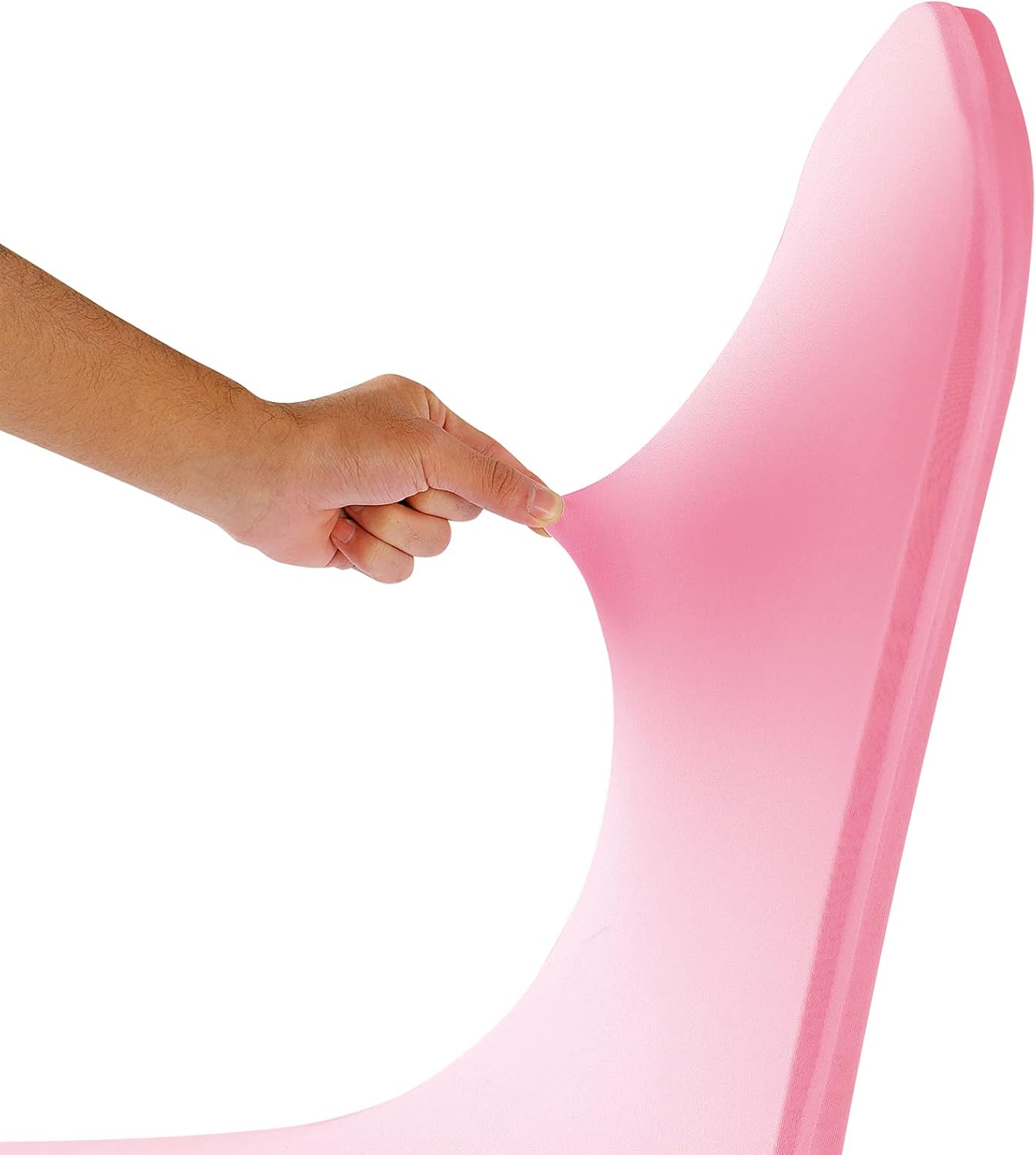 Spandex Chair Covers, 25PCS, Removable Washable Protector for Living Room, Party, Banquet, Wedding, Hotel (Pink)