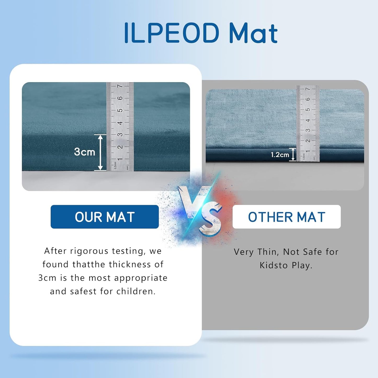 Baby Play Mat for Floor Tummy Time Mat Nursery Rug Muscle Mat Area Rug Playroom Rug Tatami Mat 4'11x3'28" Memory Foam 1.3" Thick Crawling Mat For Babies,Toddlers, Infants, Kids,Floor Mat(Green)