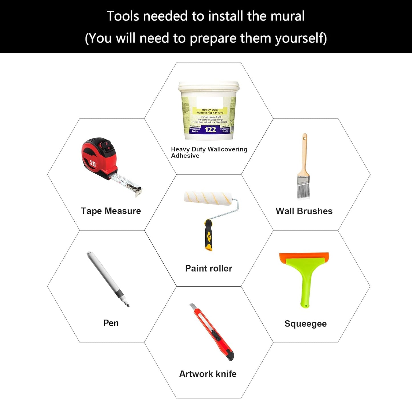 WFBHUA-Modern Mountain Wallpaper Foggy Natural Landscape Wall Mural Decor for Living Room Bedroom Office(Not Peel and Stick)