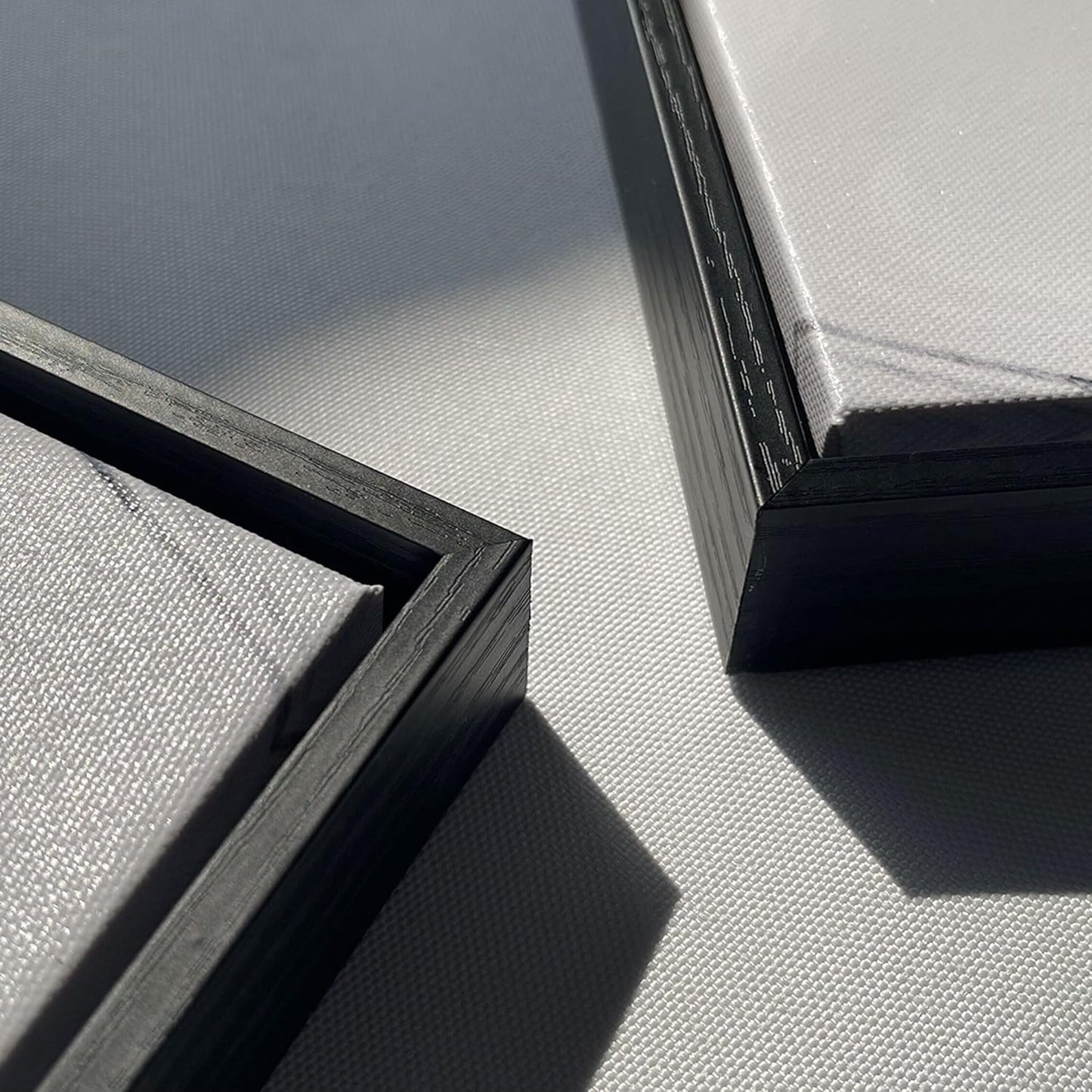 QZQCBLC Large Wall Art Living room, Golden Wheat Fields Mountain Clouds Fall Landscape Blue Oil Paintings Artwork for Bedroom Home Kitchen Office Wall Pictures Framed Decor 24x48 IN