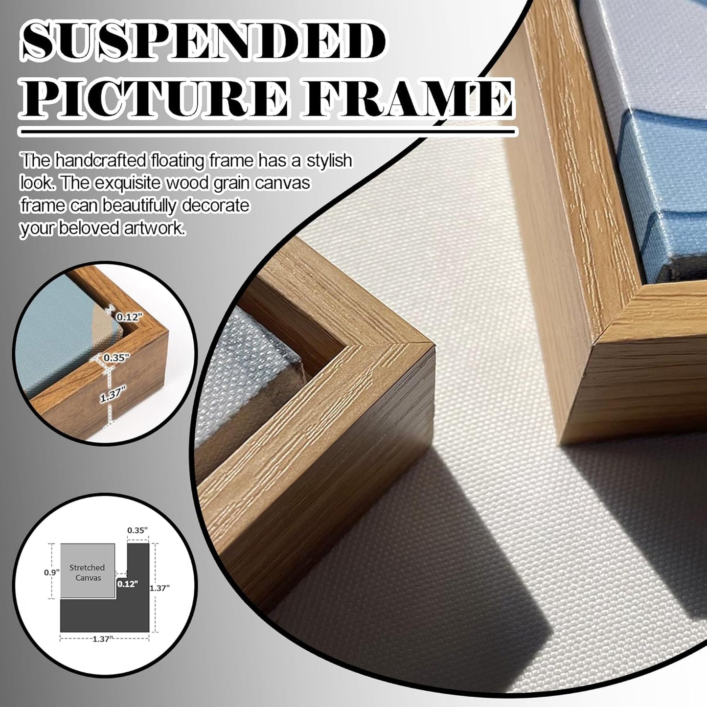 QZQCBLC Orange Landscape Wall Art, Large Abstract White Clouds Houses Scenery Gallery Pictures Farmhouse Canvas Painting Framed Artwork for Living room Bedroom kitchen Home Office Decor 24x48 IN