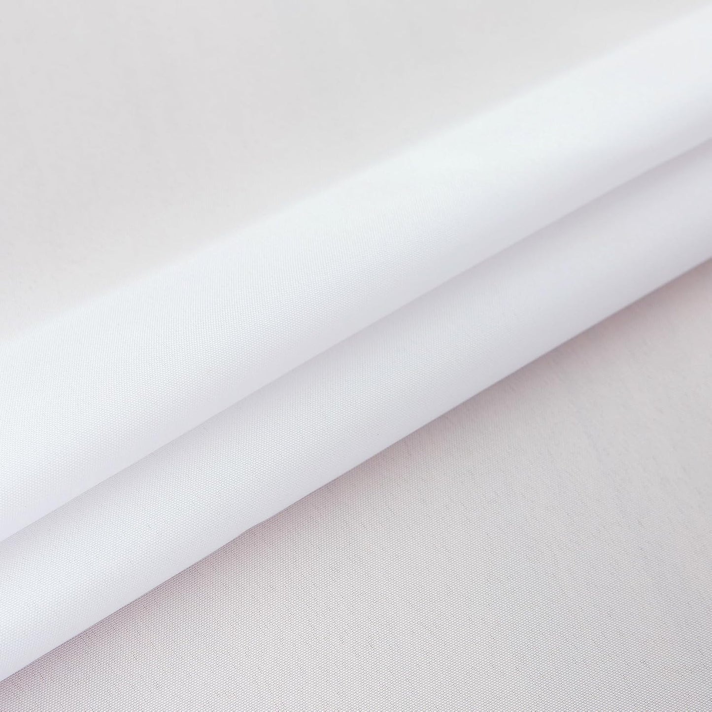 sancua 2 Pack Small Square Tablecloth 24 x 24 Inch White, Stain and Wrinkle Resistant Washable Polyester Table Cloth Decorative Solid Fabric Table Cover for Nightstand End Bedside Tables