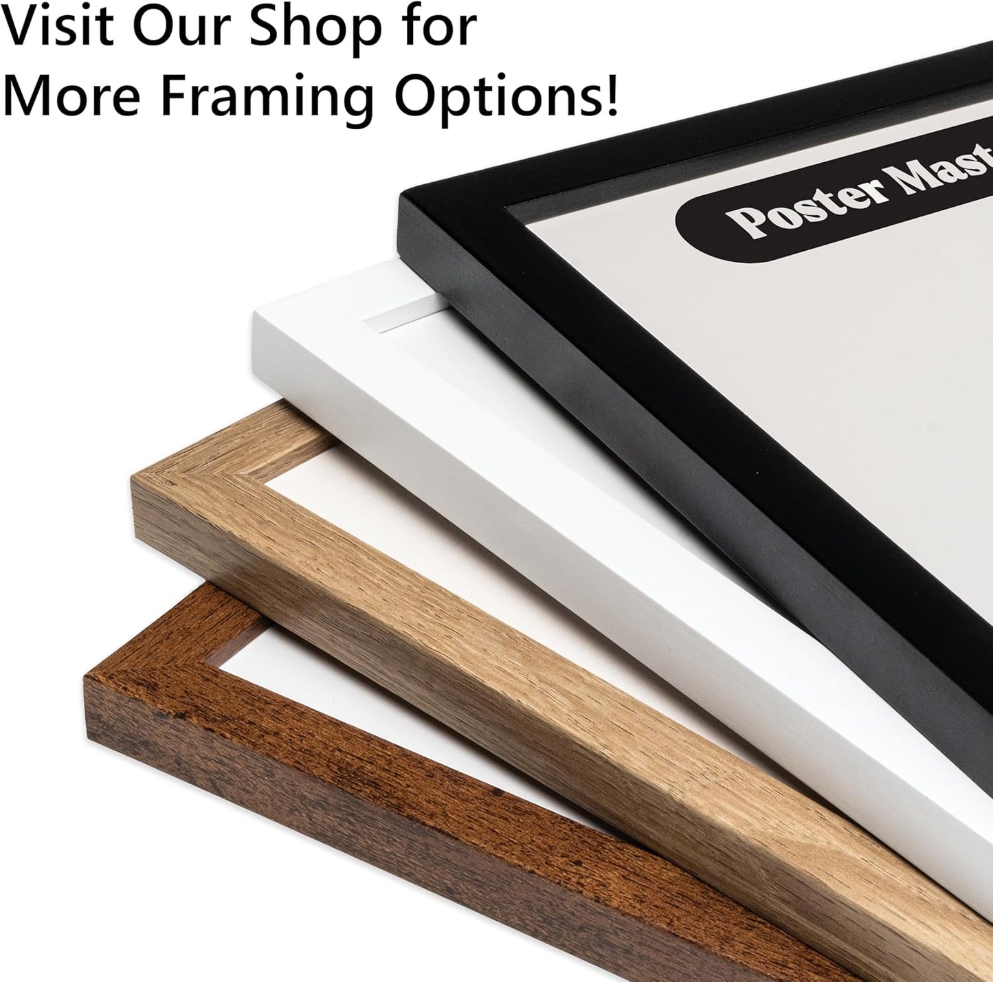 Poster Master Vintage Photograph Poster - Retro Halloween Print - Gift for Artist, Friend - Witches Cooking, Pointy Hats, Broomsticks, Black Magic - Wall Decor for Bedroom, 8x10 Brown Framed