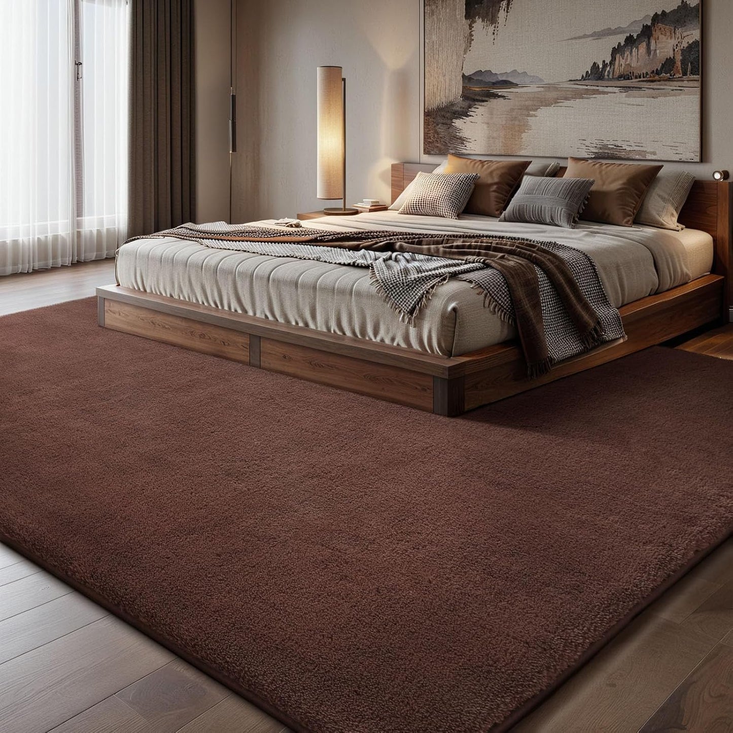 Sour Lemon 9x12 Area Rugs for Living Room, Soft Large Area Rug Fluffy Rugs for Bedroom,Machine Washable Area Rug Non Slip Carpet Rug for Living Room Playroom Kids Room Home Decor