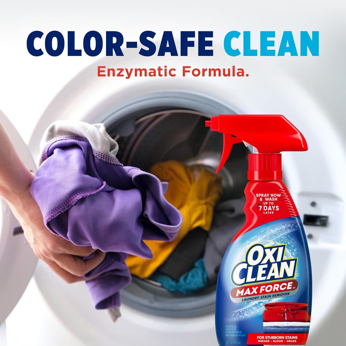 OxiClean Max Force Laundry Stain Remover Spray, 12 Fl. Oz, 3-Pack