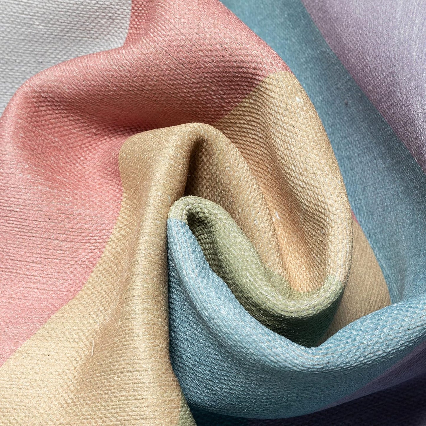 Well Woven Kids Rainbow Rug, 3'3" x 5', Multi Color