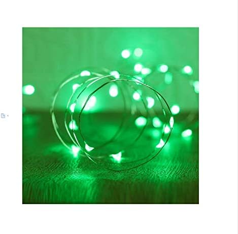 XINKAITE Waterproof LED Fairy String Lights - Starry DIY Decoration for Indoor & Outdoor Parties, Christmas, Holidays (10FT/3Meters, Green)