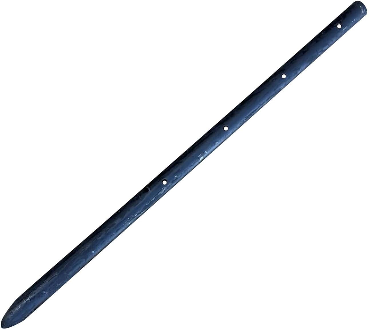Sandbaggy Round Steel Concrete Form Stakes with Nail Holes - Rust Resistant Coating - Removable, Reusable (10, 3/4 in X 18 in)