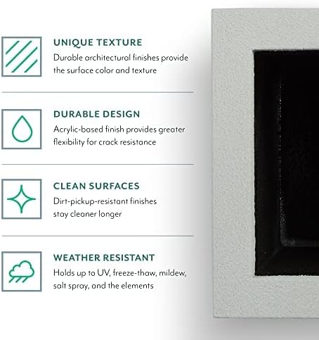 PolyStone Milan Tall Modern Outdoor/Indoor Rectangular Trough Planter, 46" L X 17" W X 19" H, Lightweight, Heavy Duty, Weather Resistant, Polymer Finish, Commercial and Residential (Gray Granite)