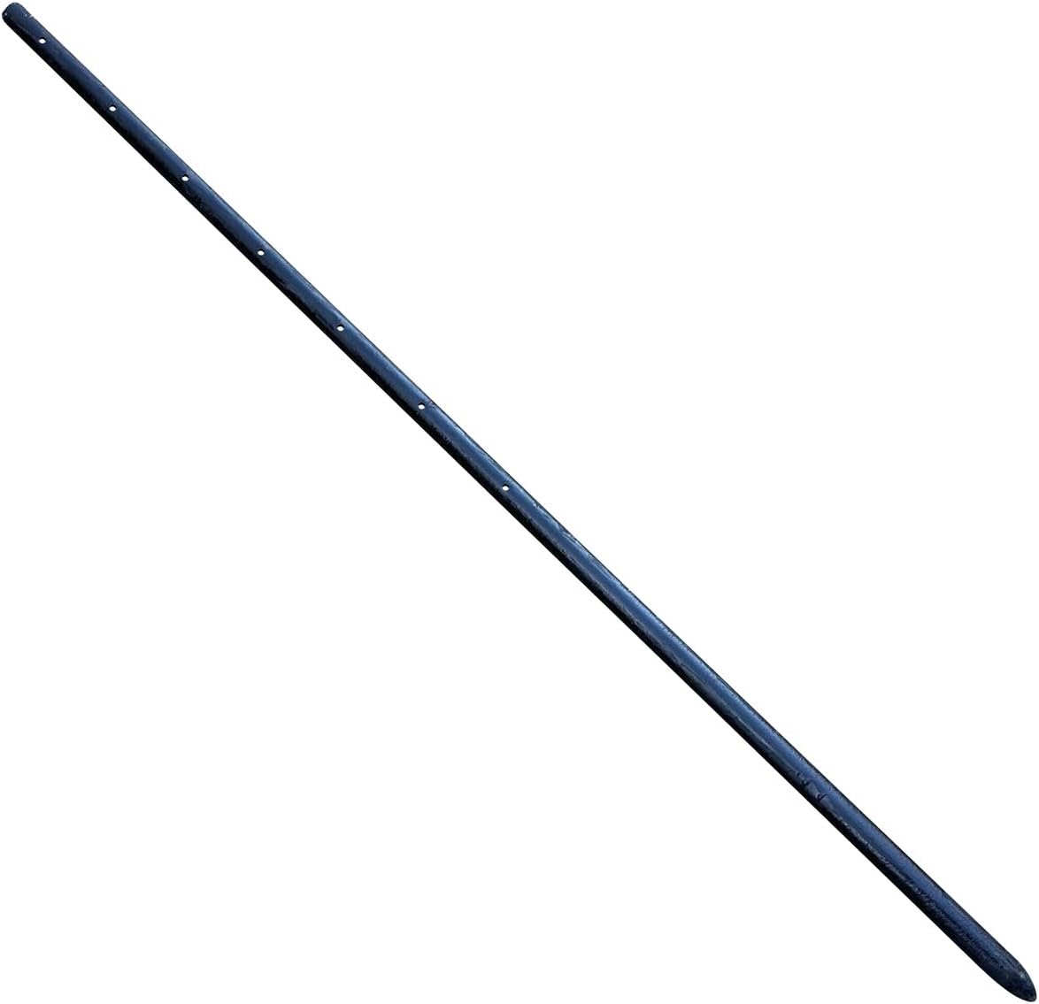 Sandbaggy Round Steel Concrete Form Stakes with Nail Holes - Rust Resistant Coating - Removable, Reusable (5, 3/4 in X 36 in)