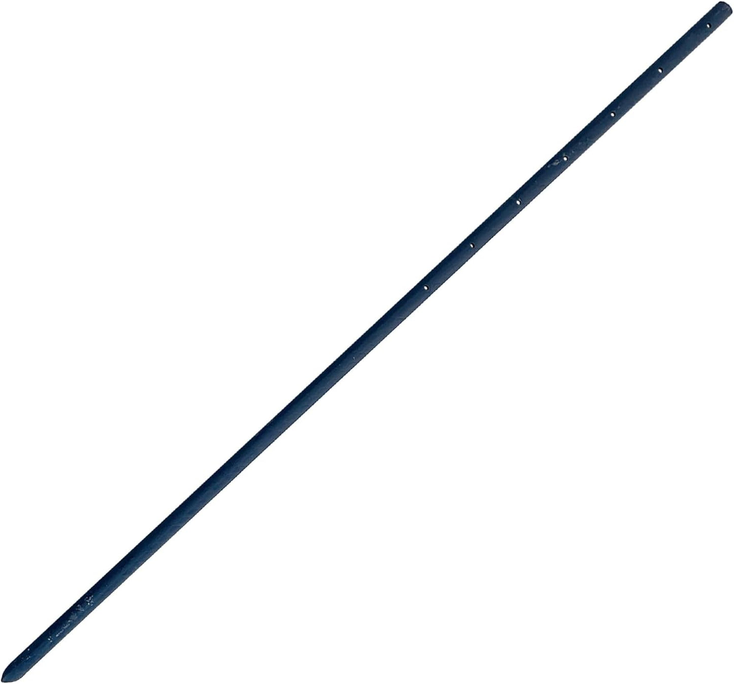 Sandbaggy Round Steel Concrete Form Stakes with Nail Holes - Rust Resistant Coating - Removable, Reusable (200, 3/4 in X 48 in)