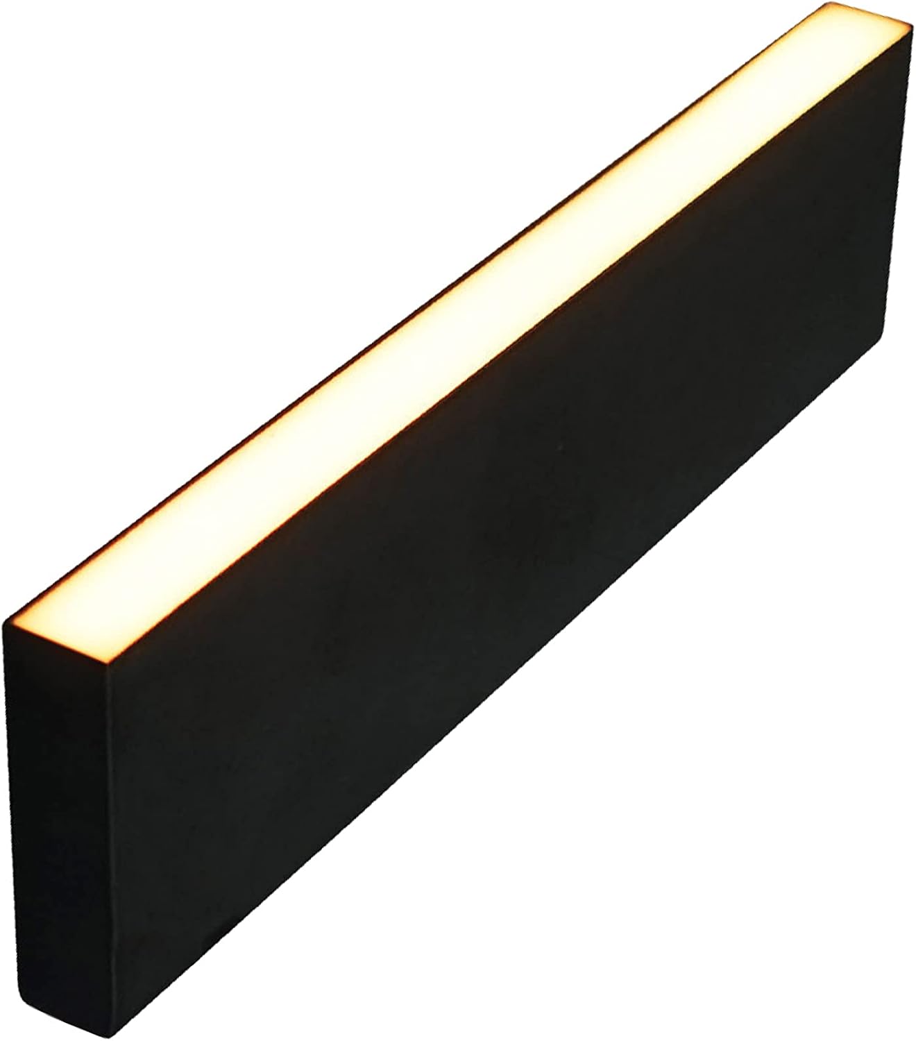 LUMENGY Paver Light Slim 0.5x6 Inch Glare-Free Steel Brick Lighting for Pavers, Walls, Driveway & Pathway Borders 2700K Warm White, Waterproof, Drive-Over Rated - 12V AC/DC