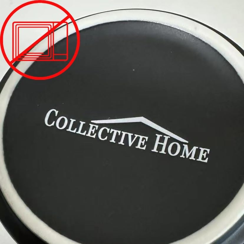 COLLECTIVE HOME - Black Monogram Ceramic Mugs, 15 oz Golden Initial Coffee Cups, Elegant Alphabet Tea Mugs, Personalized Halloween Mug with Gift Box, Perfect for Office and Home Décor (c)