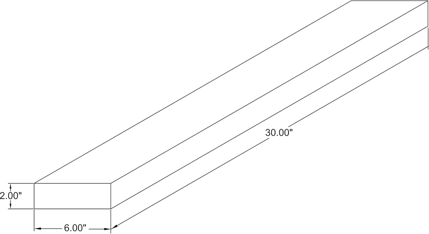 joelsantiques 30 Inch Wooden Floating Shelves for Wall - 30x6x2 in - Made of Natural Wood - Long Heavy Duty Rustic Wall Shelves for Bedroom - Perfect for Living Room, Kitchen - Mocha