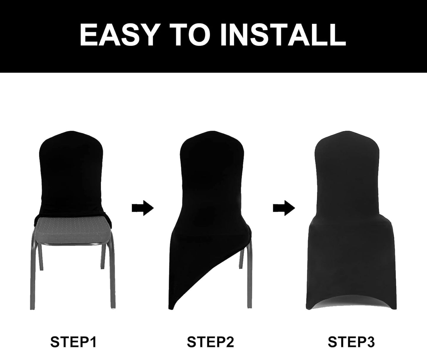 Spandex Chair Cover,12PCS,Chair Covers,Living Room Chair Covers,Removable Chair Cover Washable Protector Stretch Chair Cover for Party, Banquet,Wedding Event,Hotel(Sliver)