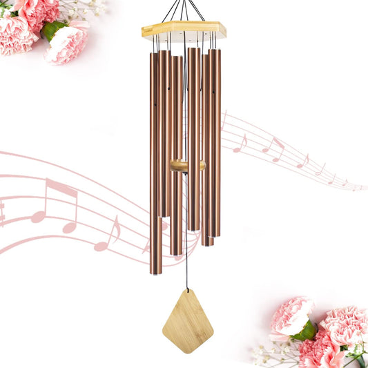 Wind Chimes Outdoor Large Deep Tone, 36 Inches WindChimes Outdoor Memorial Wind Chime for Mom/Housewarming/Christmas, Windchime for Outside Garden, Patio, Home Decor