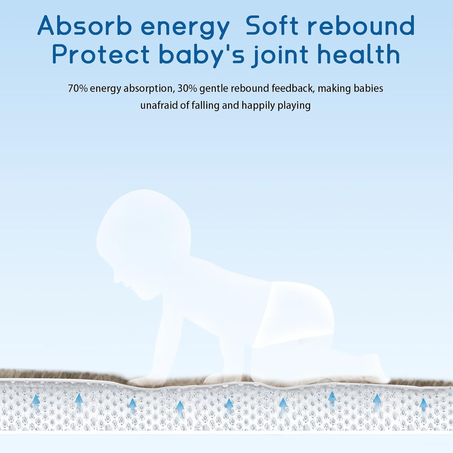 Baby Play Mat for Floor Tummy Time Mat Nursery Rug Muscle Mat Area Rug Playroom Rug Tatami Mat 9'2"x6'7" Memory Foam 1.3" Thick Crawling Mat for Babies,Toddlers, Infants, Kids,Floor Mat,Coffee