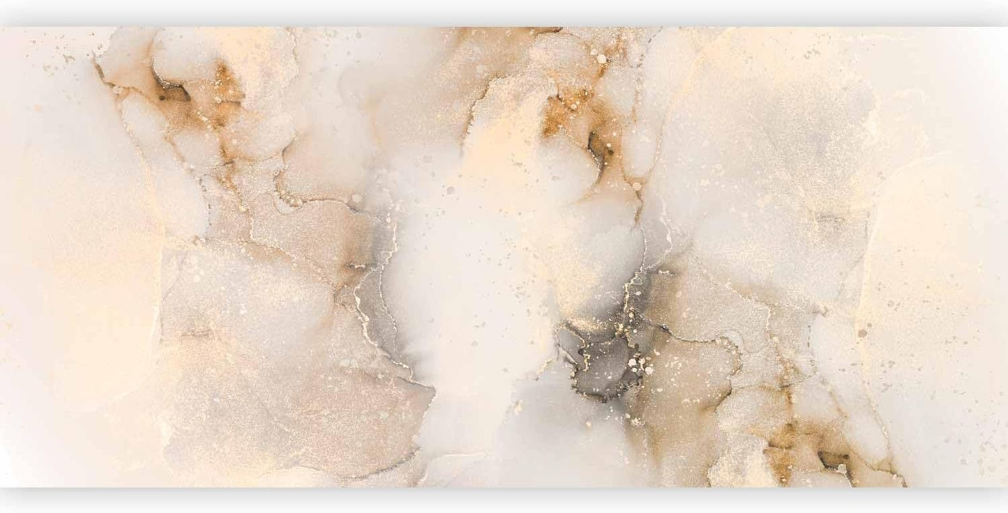 artgeist Premium Wall Mural Marble Stone 216x98 in - Non-Woven Photo Wallpaper Art Print Fleece Wall Mural Decoration Poster Picture Marble Beige f-C-10058-a-d