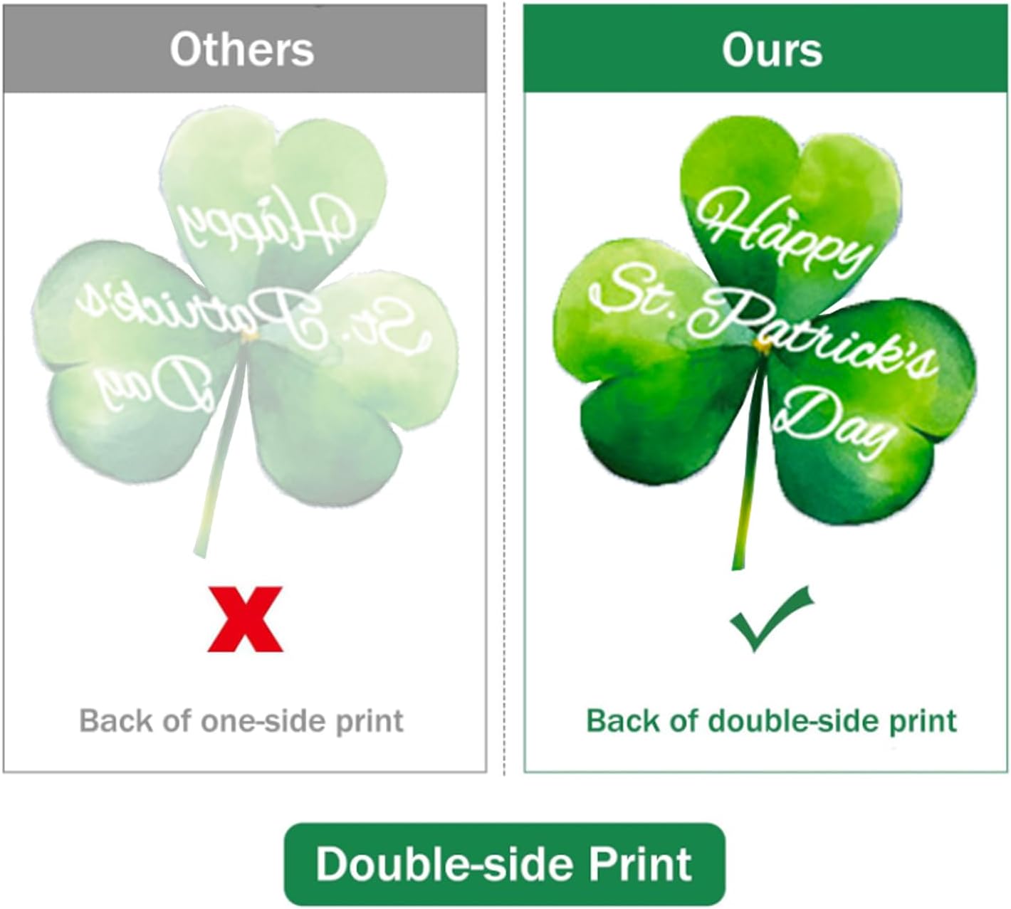8 Sheet St Patricks Day Window Clings Shamrock Window Decorations for Glass Windows, Irish Saint Patricks Day Window Stickers for Kids Home School Office Spring Party Supplies