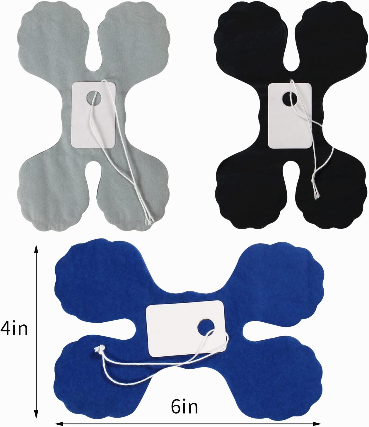 Navy-Blue Black-Silver Party-Decorations Streamers Garland - 157Ft Graduation Four-Leaf Clover Hanging Banner,Men Boys Birthday Wedding Bridal Neutral Baby Shower Fathers Day Decor Hugtmr