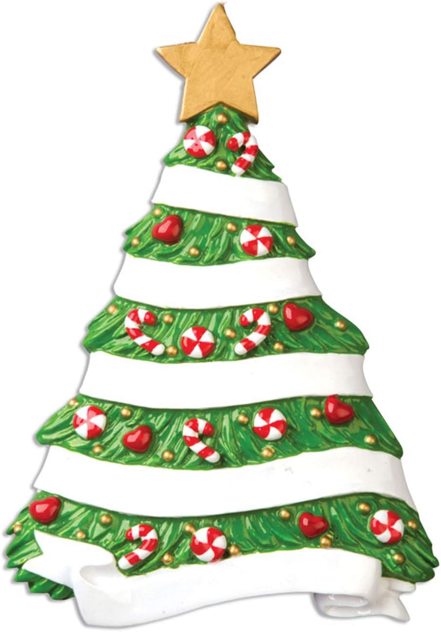 Personalized Grandparents Ornament 2024 by Elves - First Christmas Family Tree Gift for Grandma and Grandpa With Grandchildren