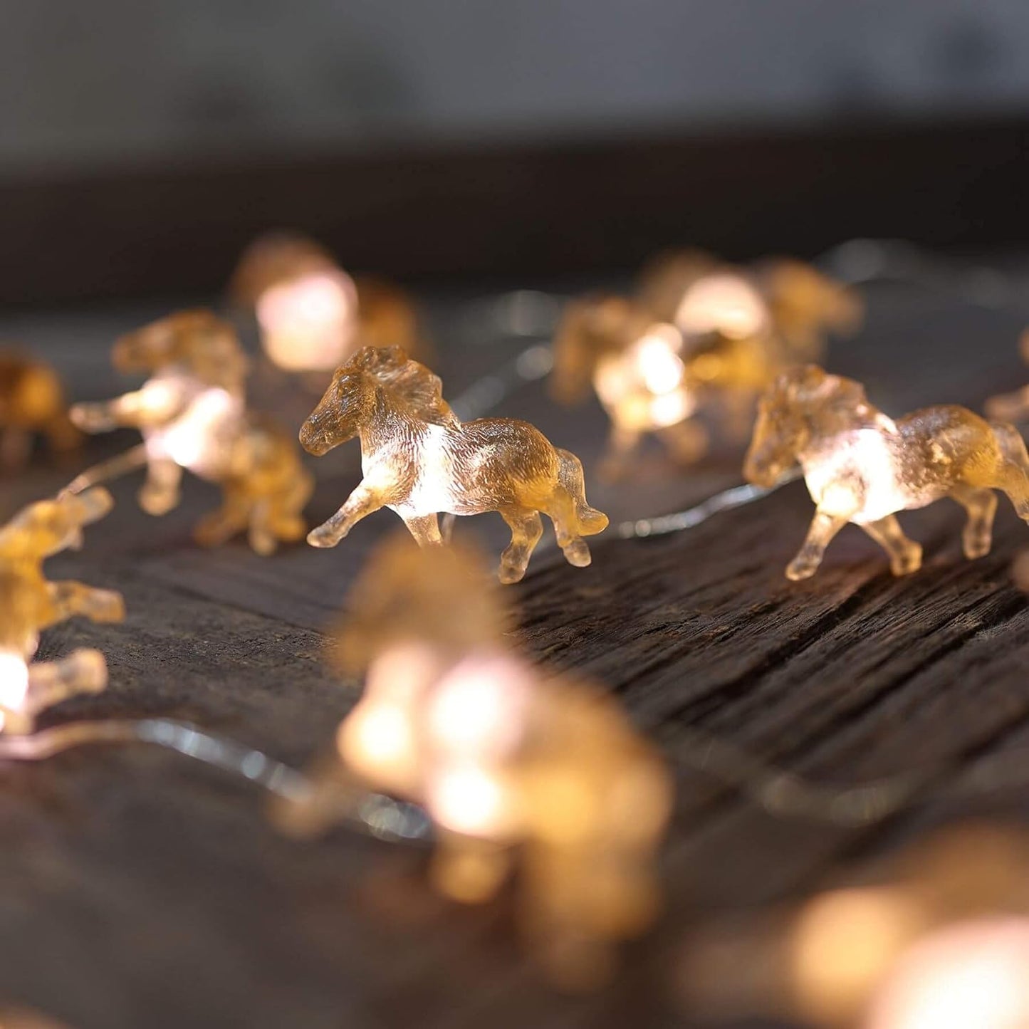Fairy Pony String Lights Unique Decorative Light Horse Gifts for Girls Cute Lights 20LEDs 8ft Battery Operated for Birthday Horse Lover Xmas Thanksgiving Decor