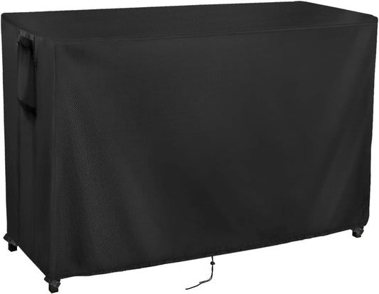 Kingling Outdoor Table Cover for Outdoor Bar Table, 73 Inch Waterproof Bar Height Patio Table Covers Outdoor Bar Prep Cover - 73''L x 32''W x 43''H