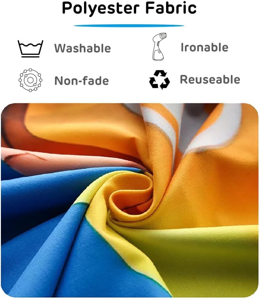 BELECO Tie Dye Tapestry Wall Hanging 92x70 Inch Colorful Spiral Tie Dye Party Decorations Watercolor Rainbow Tapestry 60s 70s Hippie Supplies Tie Dye Tapestries for Bedroom Living Room Dorm Decor