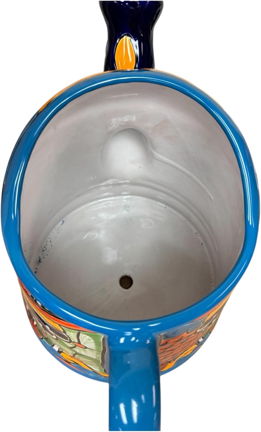 Talavera Watering Can Planter Large Flower Pot Large Mexican Pottery Folk Art Hand Painted Home Decor Garden Ceramic Handmade Multicolor 15" (Multi 3)