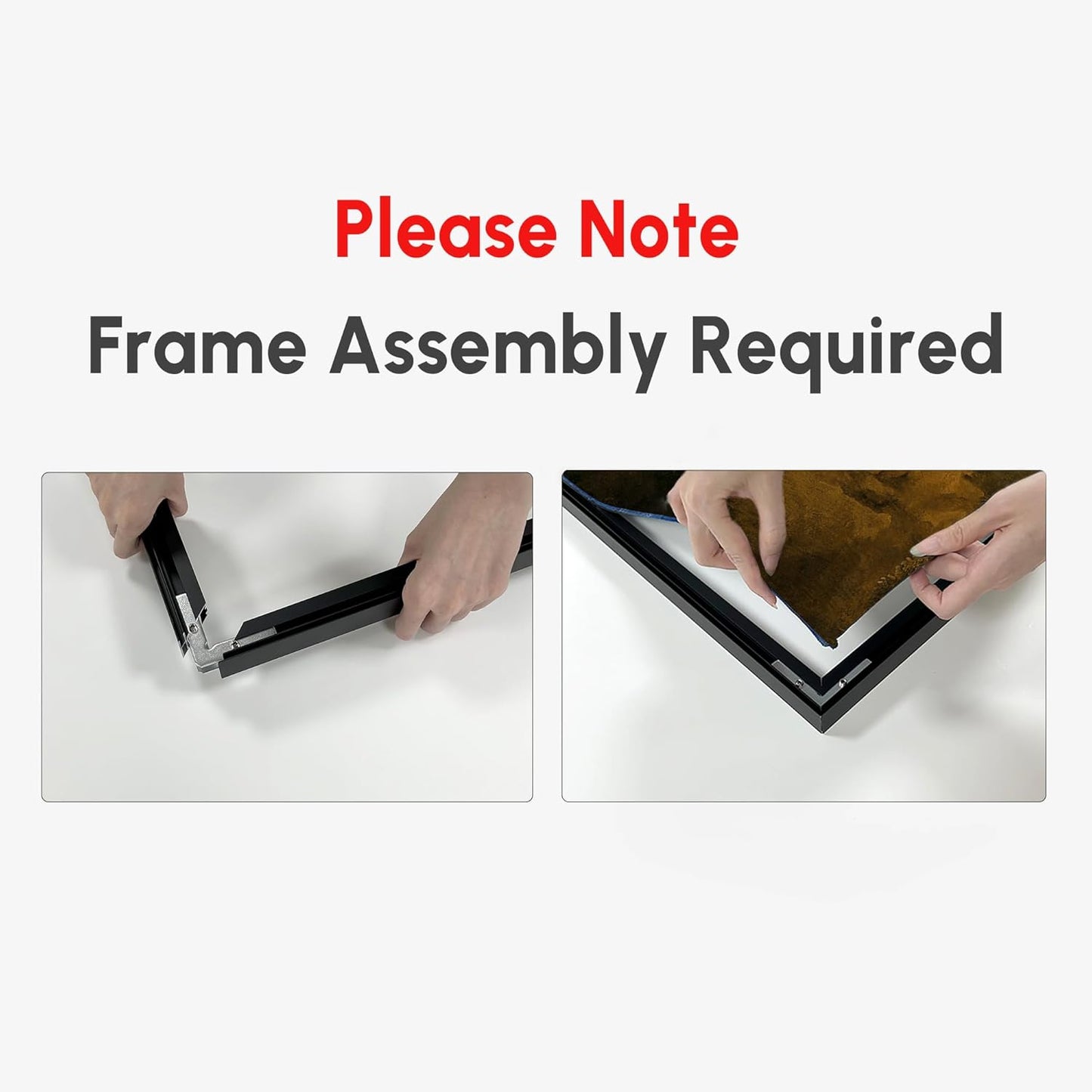 SIGNWIN 36"x60" Extra Large Framed Wall Art Muted Forest Path Soft Misty Woodland Scene Illustration for Home Living Room Bedroom Decor (Frame Assembly Required)