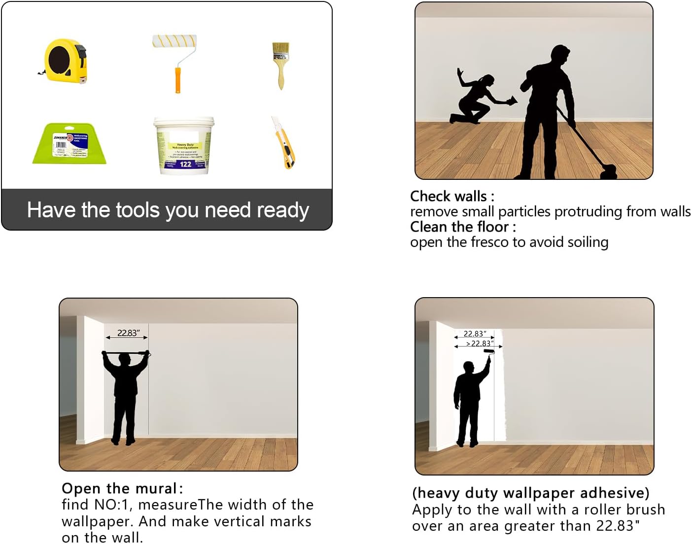 Vintage Gold Banana Leaf Bathroom wallpeper Living Room Bedroom Tropical Plant Wall Mural - 320"x108" (Not Peel and Stick)