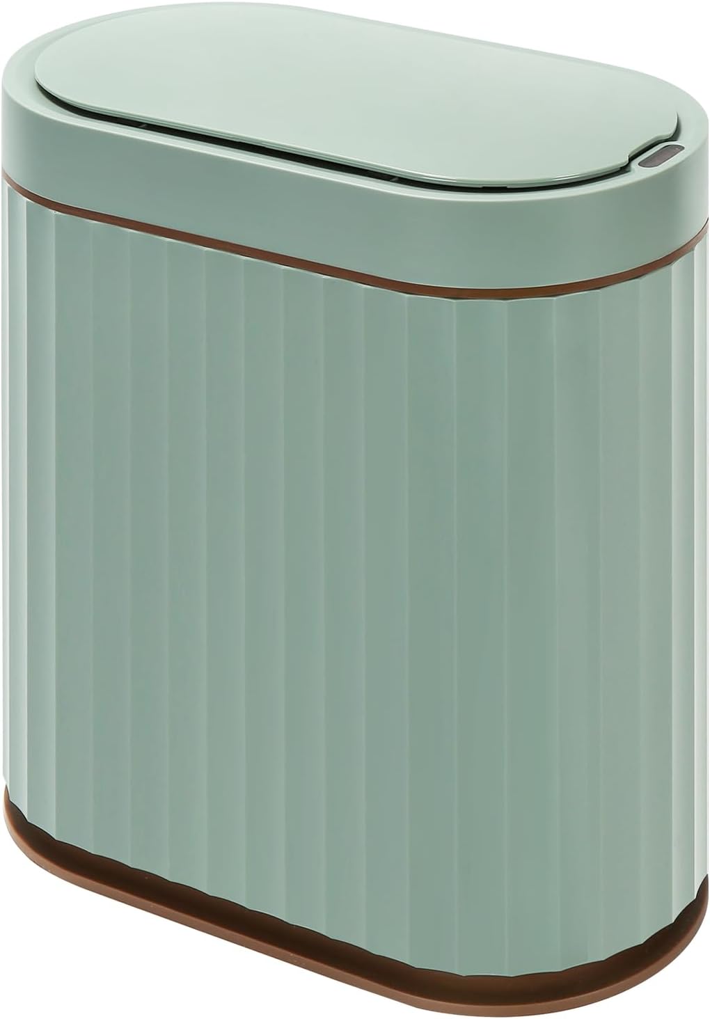 ELPHECO Bathroom Trash Can with Automatic Lid 2 Gallon Sensor Trash Bin, Smart Garbage Can IPX5 Waterproof Trash Bin, Small Slim Trash Can, Motion Sensor Wastebasket for Office, Kitchen, Sage Green