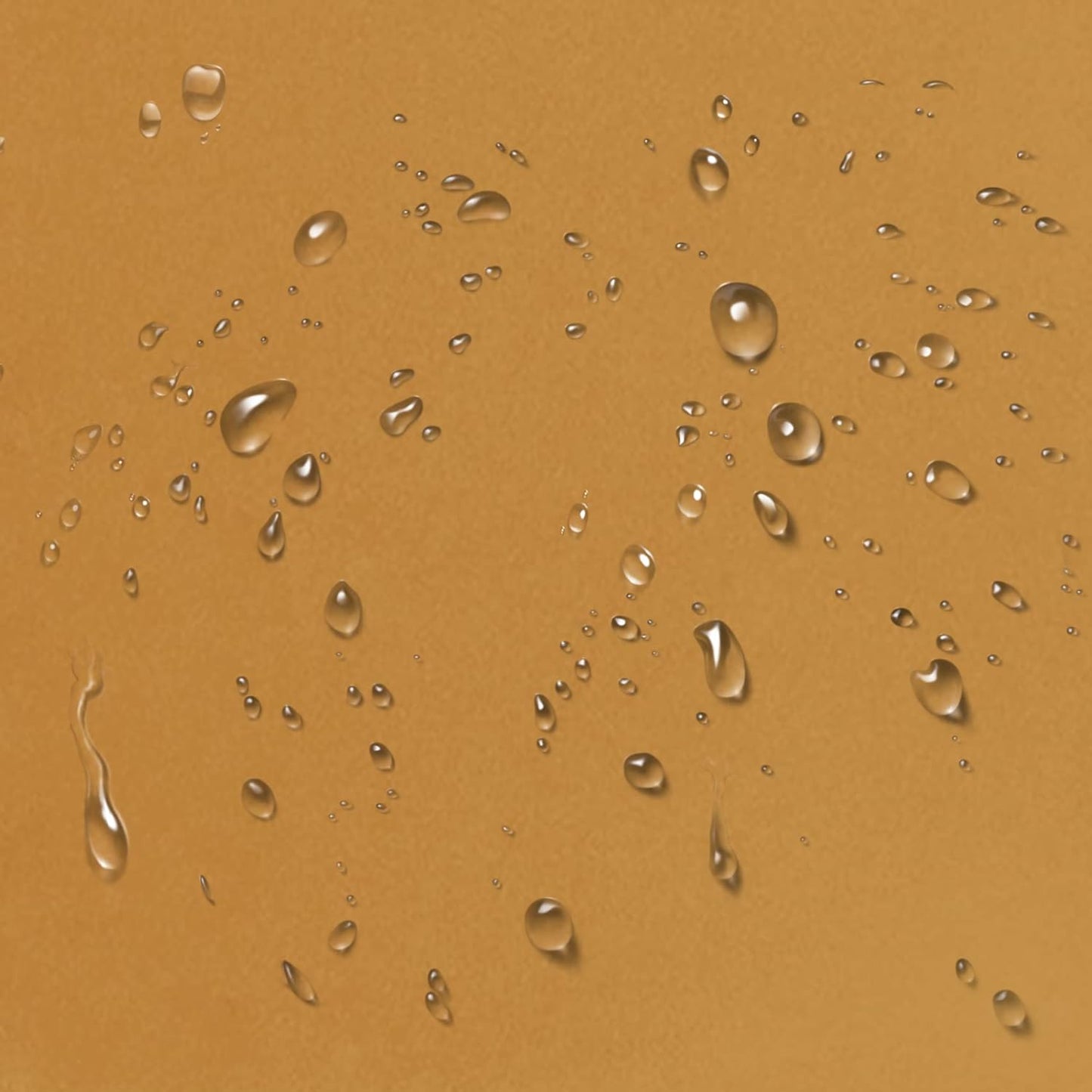 SuperO Waterproof Spandex Table Cover for 8FT Table Universal Fitted Stretch Tablecloth for Party, Banquet, Wedding and Events-Gold