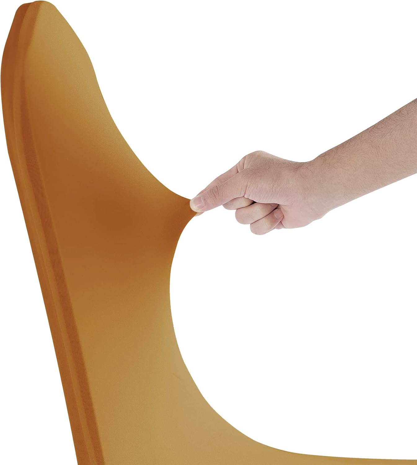 SUPERO Waterproof Spandex Chair Cover 25PCS, Stretch Dining Chair Covers, Polyester Outdoor Chair Covers, Protector Stretch Chair Cover for Party Universal, Banquet, Wedding Event, Hotel(Gold)