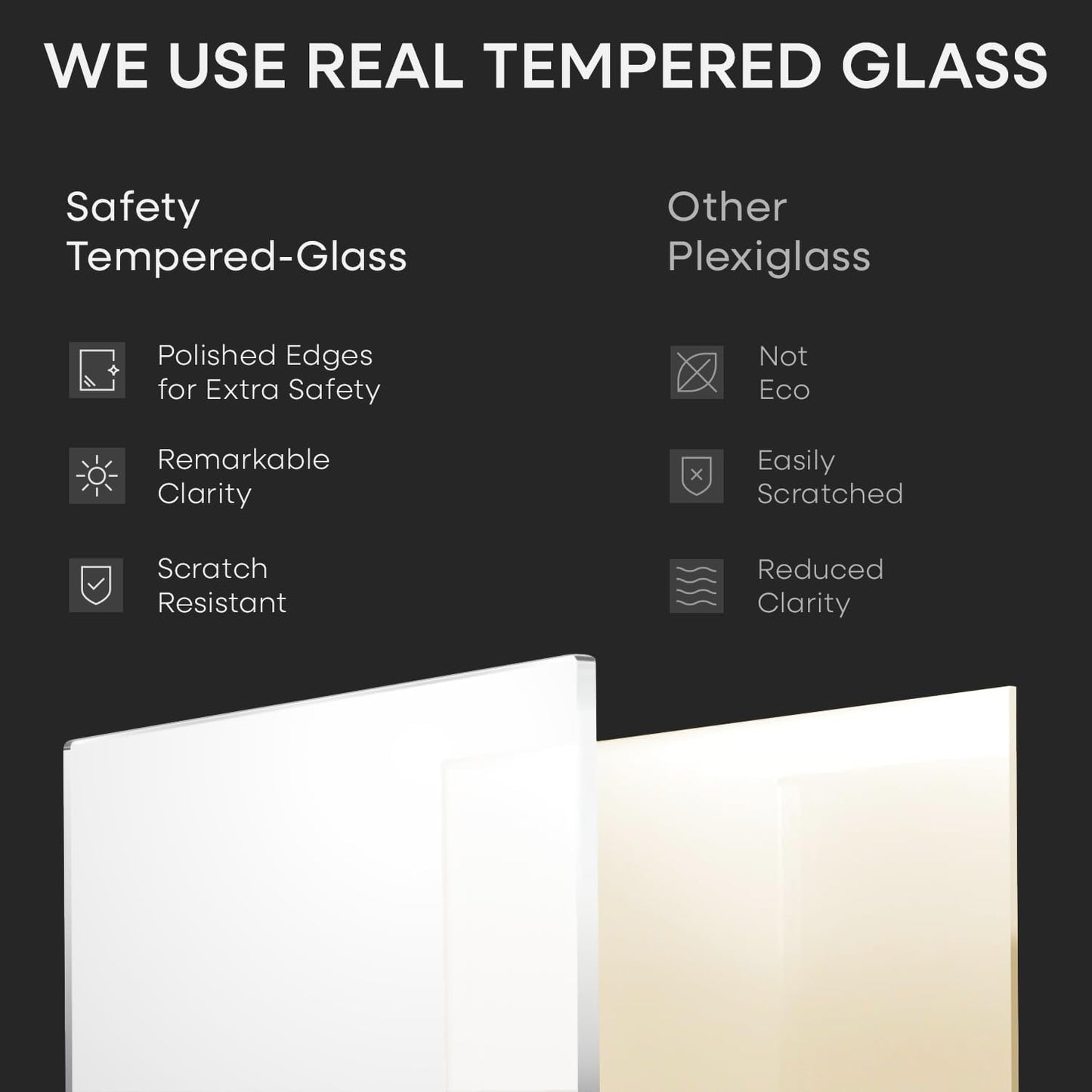 Homeforia 24x30 Walnut Frame, High End Oak 24 x 30 Wooden Poster Frame with Mat 18 x 24, 30x24 Large Picture Frames for Wall, 24x30 Brown Wood Frame Matted to 18x24, Tempered Glass, Wall Kit, Set of 1