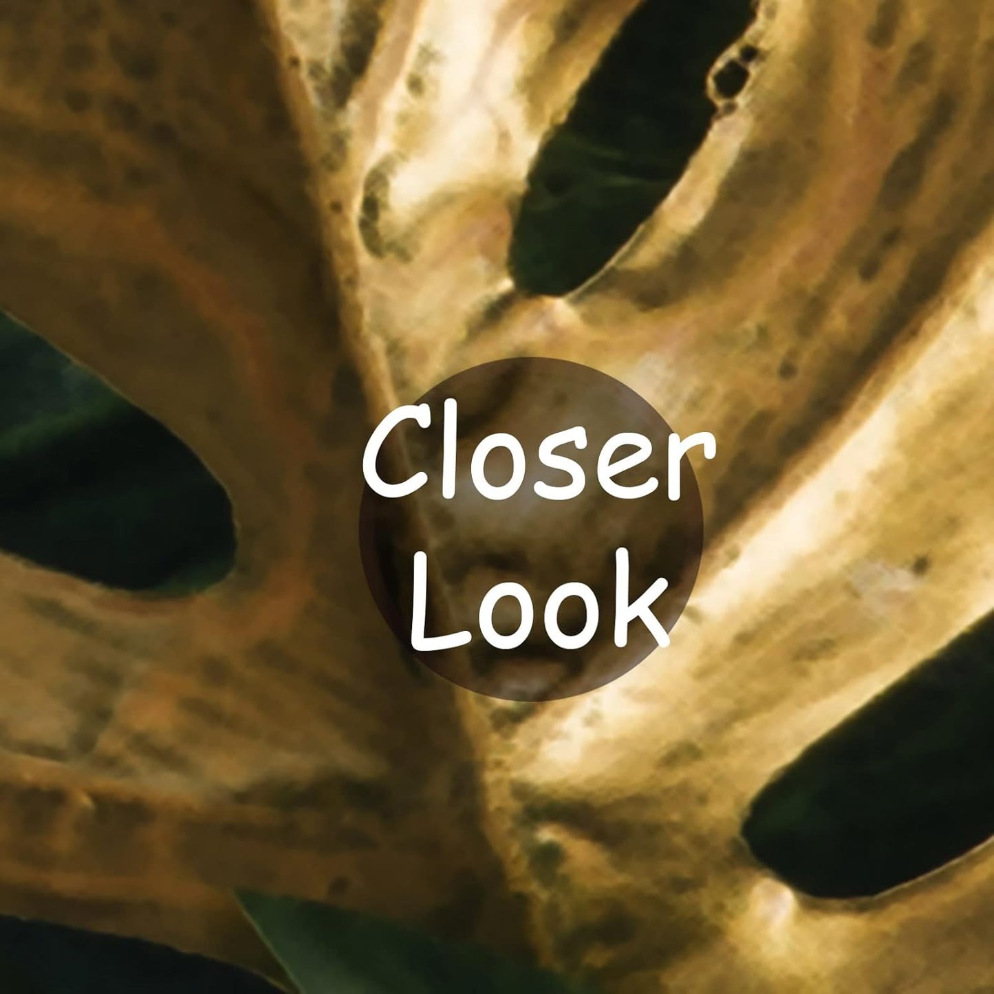 Tropical Wallpaper Jungle Banana Leaf Wall Mural Wallpaper for Living Room (Not Peel n' Stick)