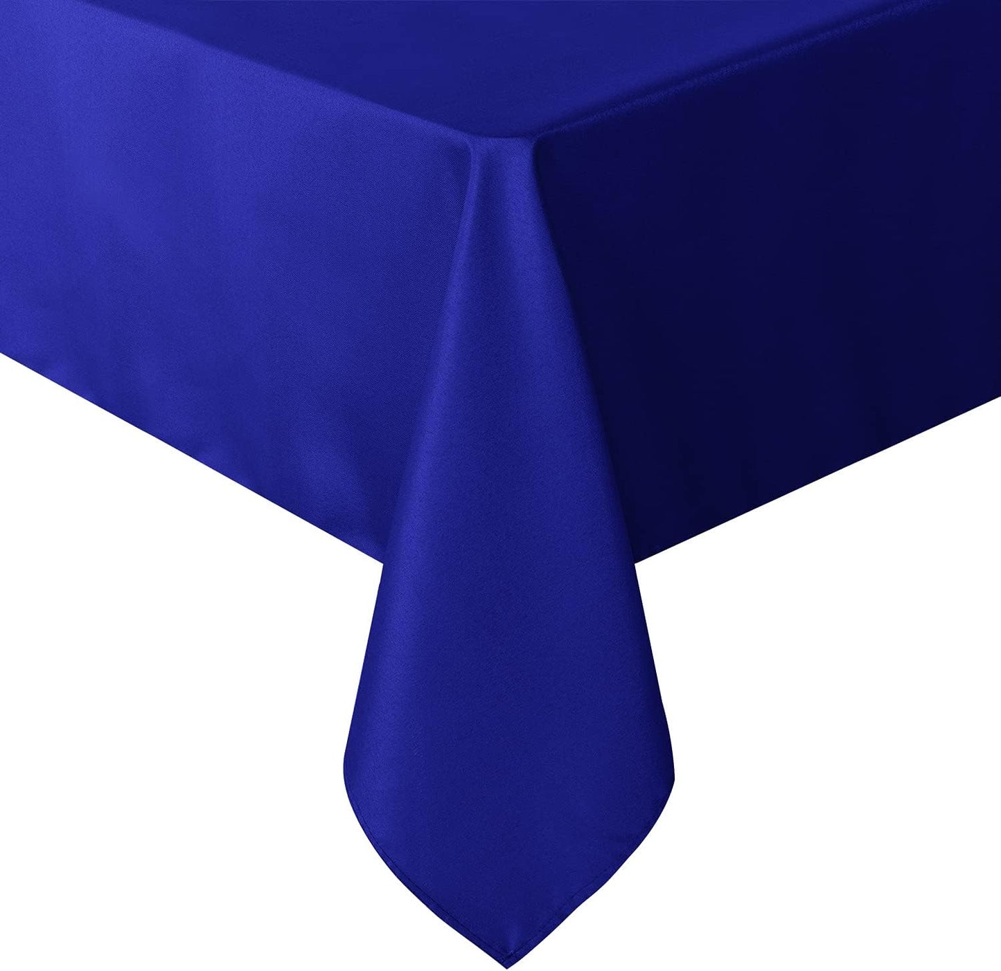 sancua Rectangle Tablecloth - 70 x 90 Inch - Stain and Wrinkle Resistant Washable Polyester Table Cloth, Decorative Fabric Table Cover for Dining Tables, Buffet Parties and Camping, Royal Blue