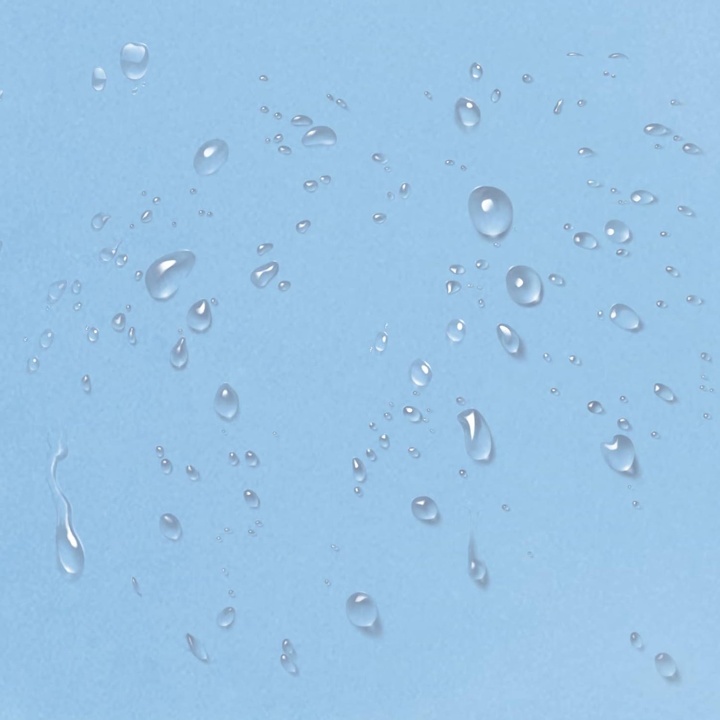 SuperO 2Pack Waterproof Spandex Table Cover for 4FT Table Universal Fitted Stretch Tablecloth for Party, Banquet, Wedding and Events-Blue Mist