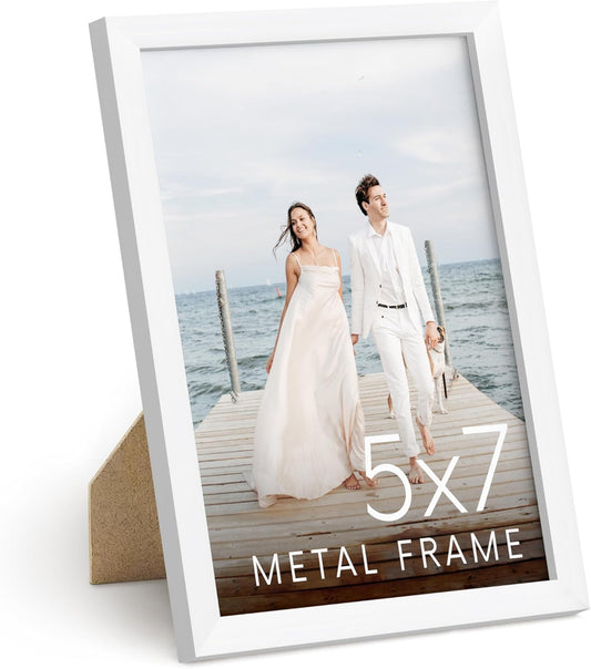 HAUS AND HUES Standalone White Aluminum Frame Set of 1-5x7