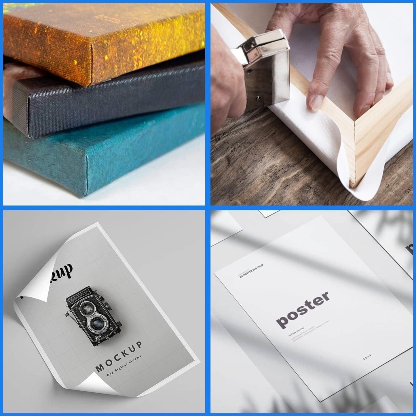 Flying Three Witches Halloween Canvas Wall Painting,Witches on Broom Under Full Moon Castle Victorian Decoration Haunted House Retro Poster for Living Room Bedroom Gallery,24"x36" Framed