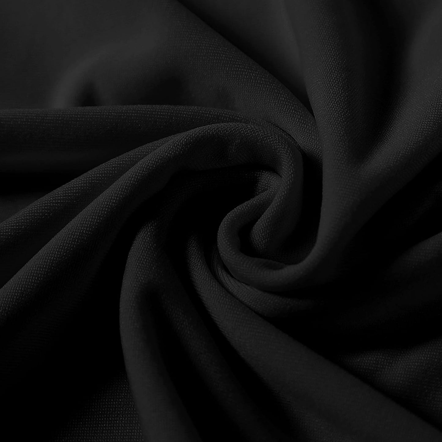 Spandex Chair Covers, 100PCS, Removable Washable Protector for Living Room, Party, Banquet, Wedding, Hotel (Black)