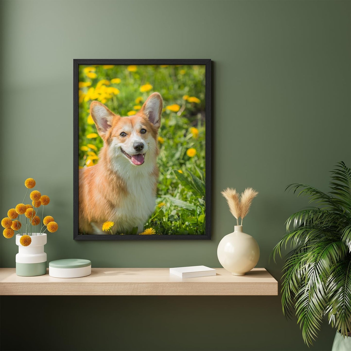 NWT Custom Framed Poster Prints with Your Any Photos, Personalized Canvas Pictures for Wall to Print Framed - 11"x14" Black