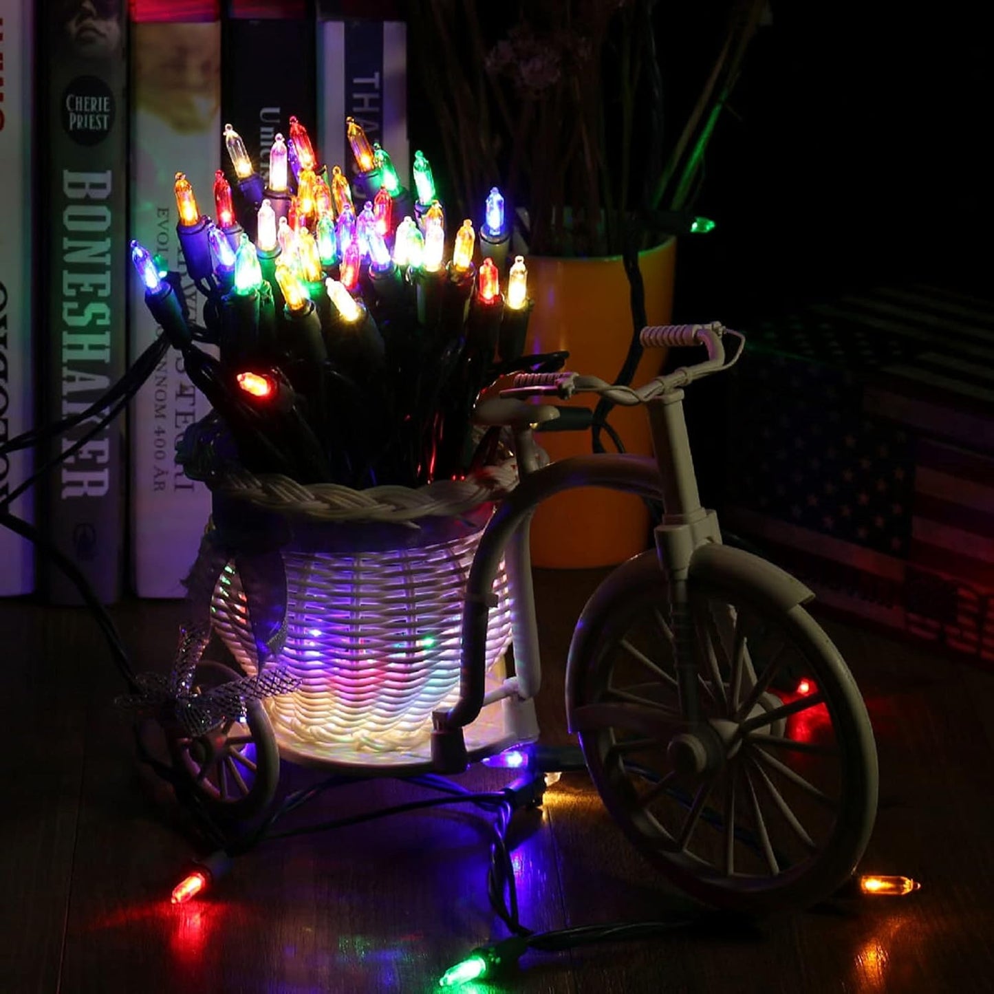 Brizled Multicolor Christmas Lights, 33ft 100 LED Christmas Lights, 120V UL Certified Connectable Xmas Tree Light Colored Mini Light for Indoor Outdoor Xmas Party Home Patio Garden and Holiday Decor