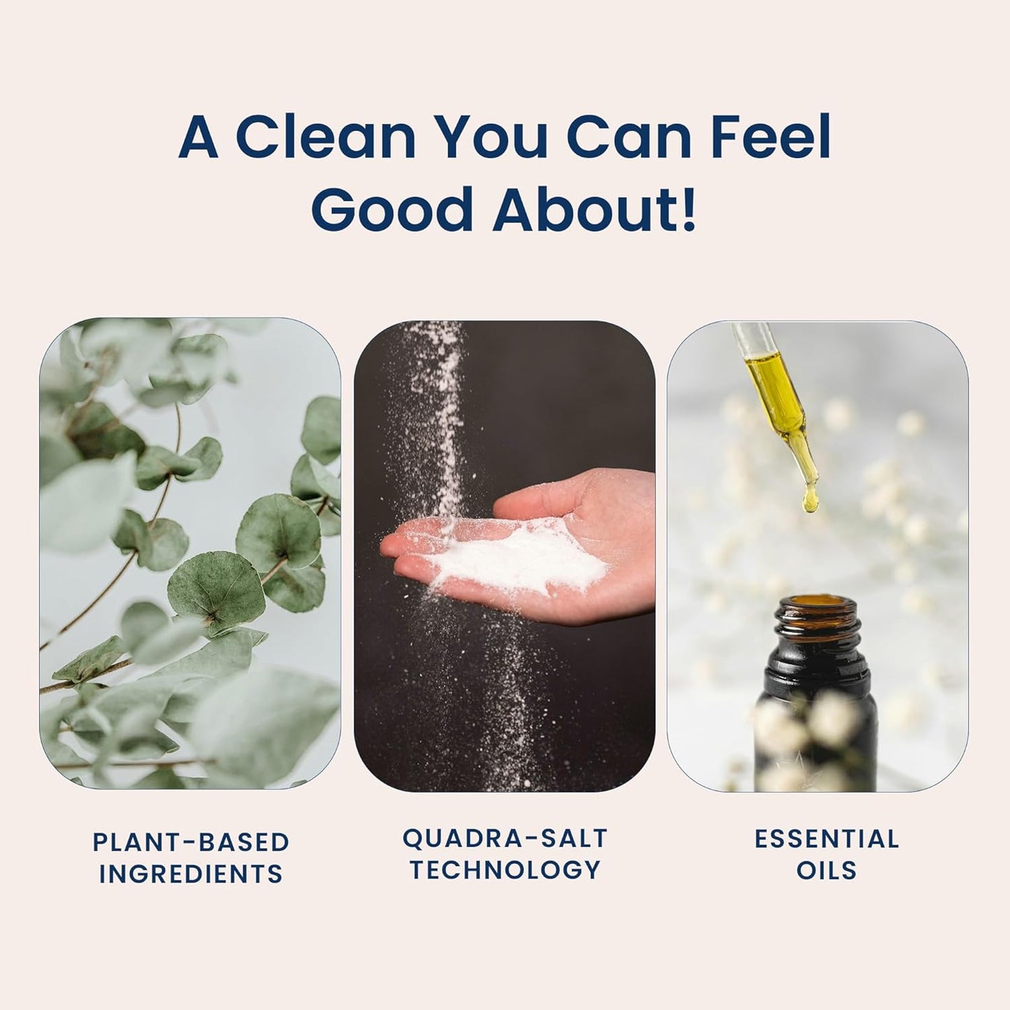 Laundry Detergent for Sensitive Skin | Gentle & Safe for Baby Clothes | Plant-Based | 4 Pack Refill Powder | Easy to Dissolve to Create a Liquid | Signature Wash Scented (200 Loads)