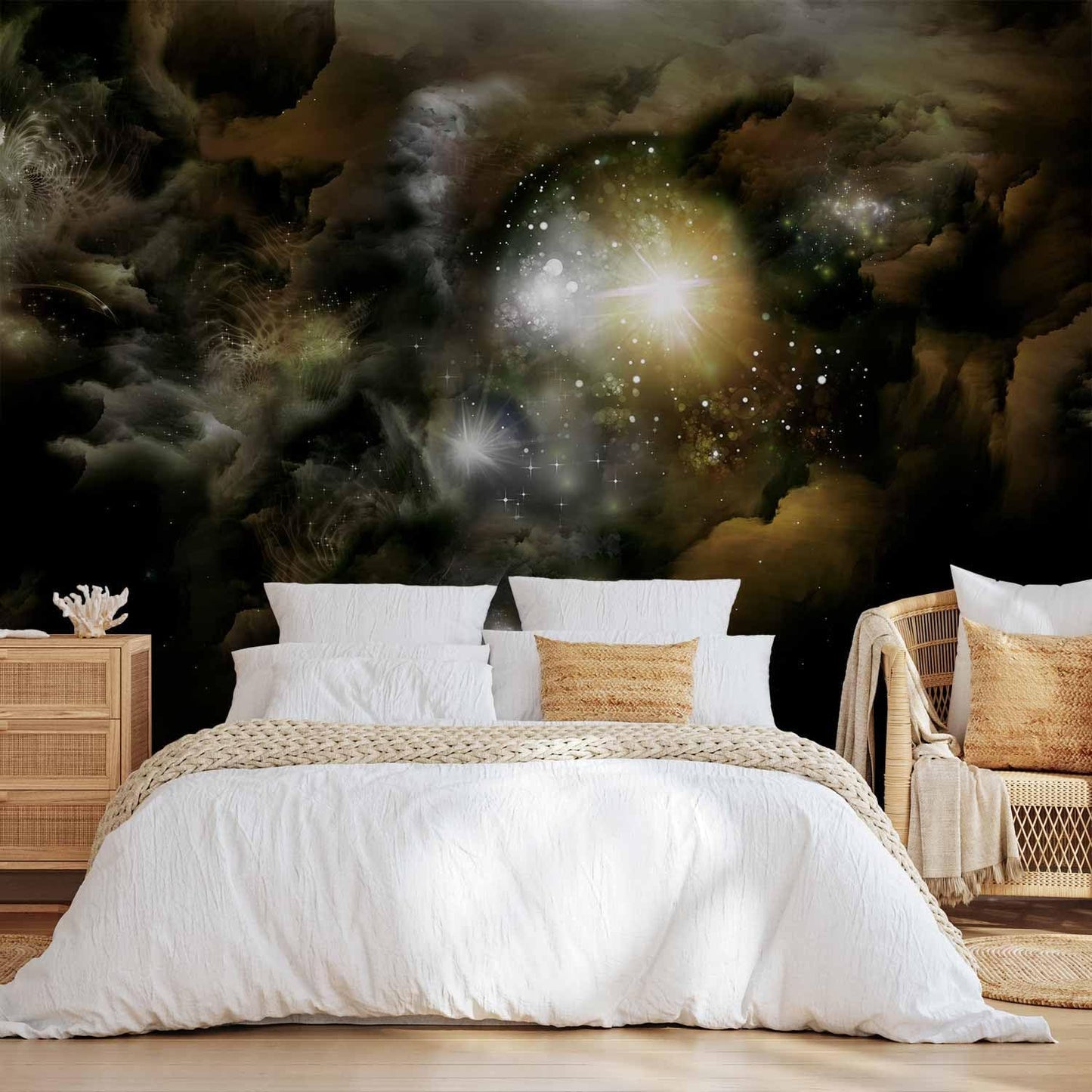 artgeist Premium Wall Mural Cosmos Galaxy 98x69 in - XXL Non-Woven Wallpaper Fleece Wall Decor Photo Print Picture Image Design Home n-A-0027-a-b