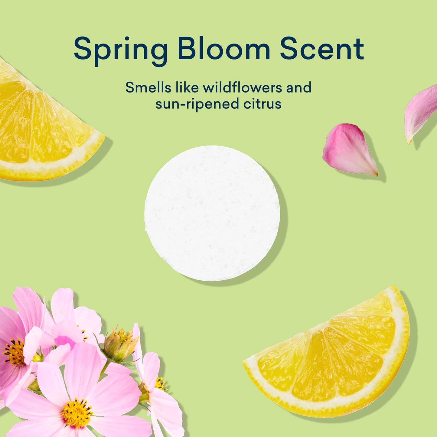 BLUELAND Laundry Detergent Tablets, Starter Set, Spring Bloom Scent, 60 Count with Tin, Plastic-Free Eco-Friendly Pods, Sheets, Liquid Alternative - Natural, Gentle