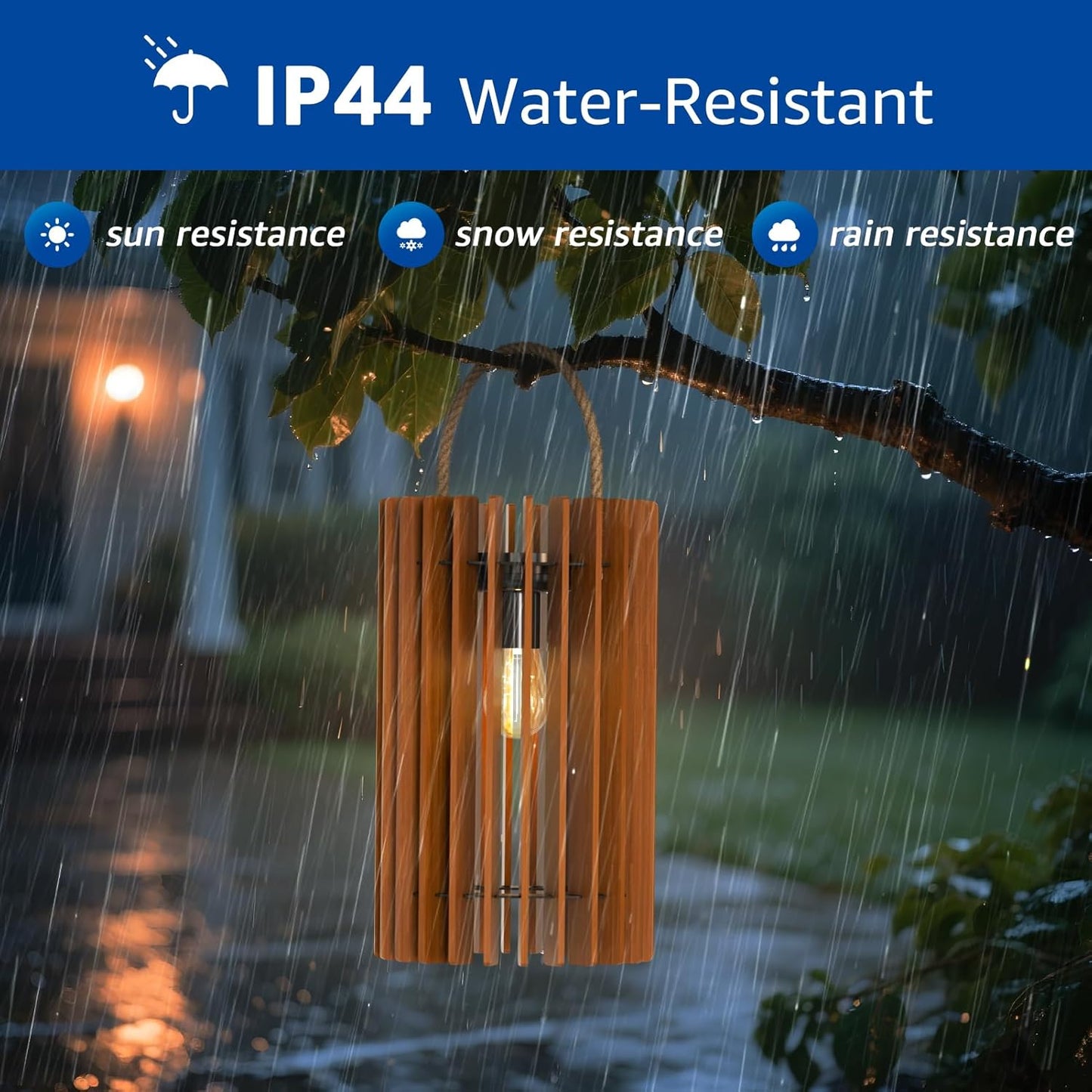 2-Pack Solar Lanterns Outdoor Hanging Portable Table Top Decorative Lamp DIY Lantern Lights Water-Resistant for Outside Patio Yard Garden Porch