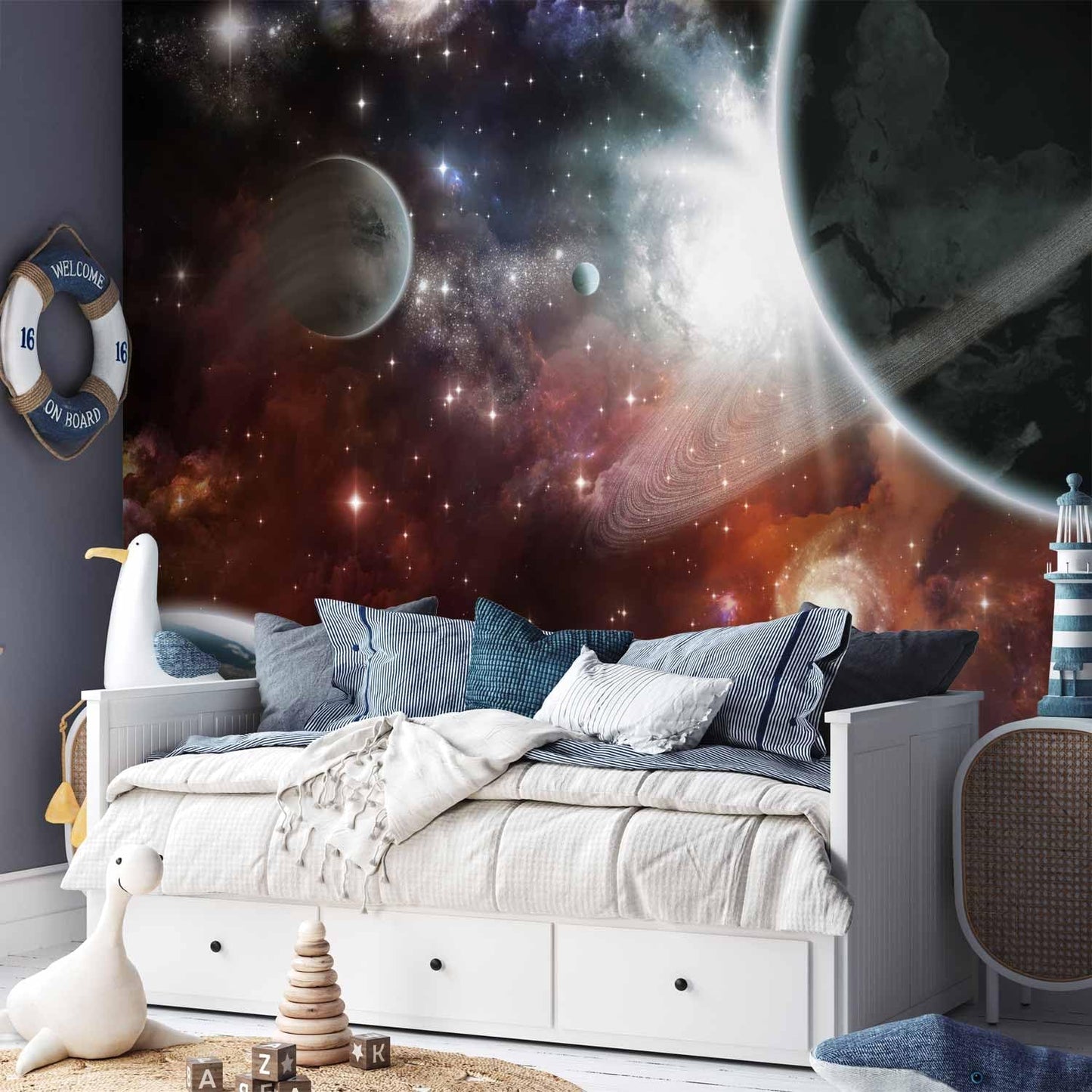 artgeist Wall Mural Cosmos Galaxy 197x138 in - XXL Non-Woven Wallpaper Fleece Wall Decor Photo Print Picture Image Design Home 10110905-32