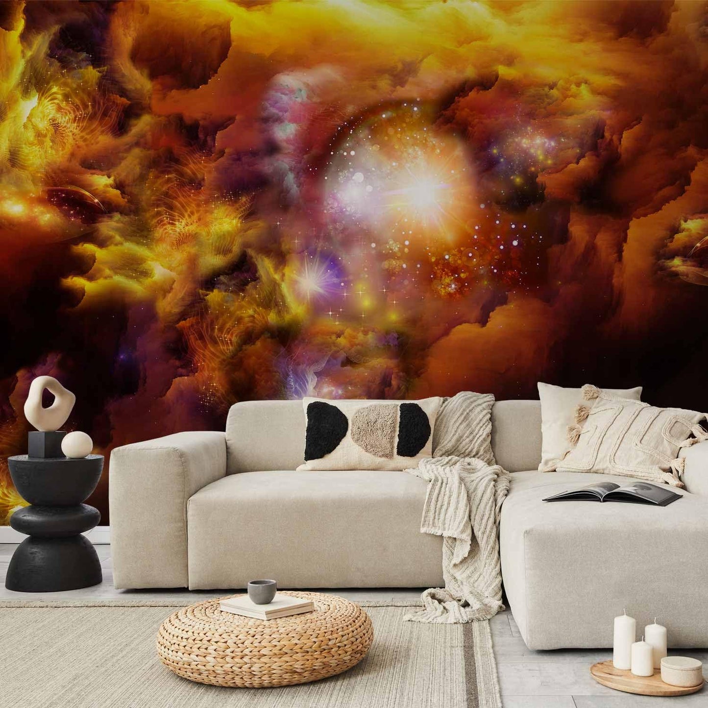 artgeist Wall Mural Cosmos Galaxy 157x110 in - XXL Non-Woven Wallpaper Fleece Wall Decor Photo Print Picture Image Design Home n-A-0027-a-d